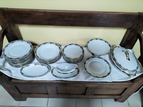 SERVICE DE TABLE EN PORCELAINE DE LIMOGES 0 Mantes-la-Jolie (78)