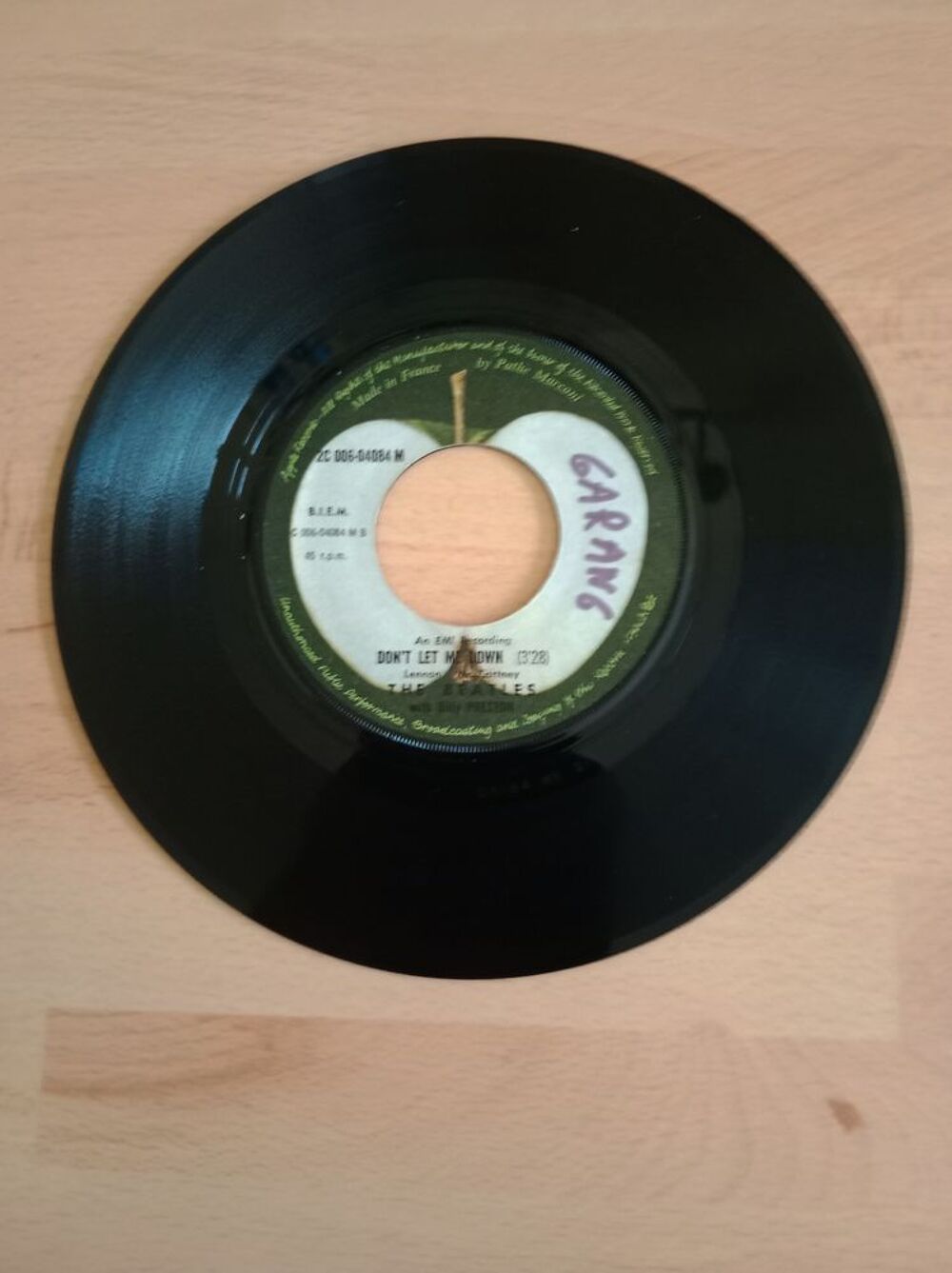 45 TOURS THE BEATLES Get back/Don't let me down CD et vinyles