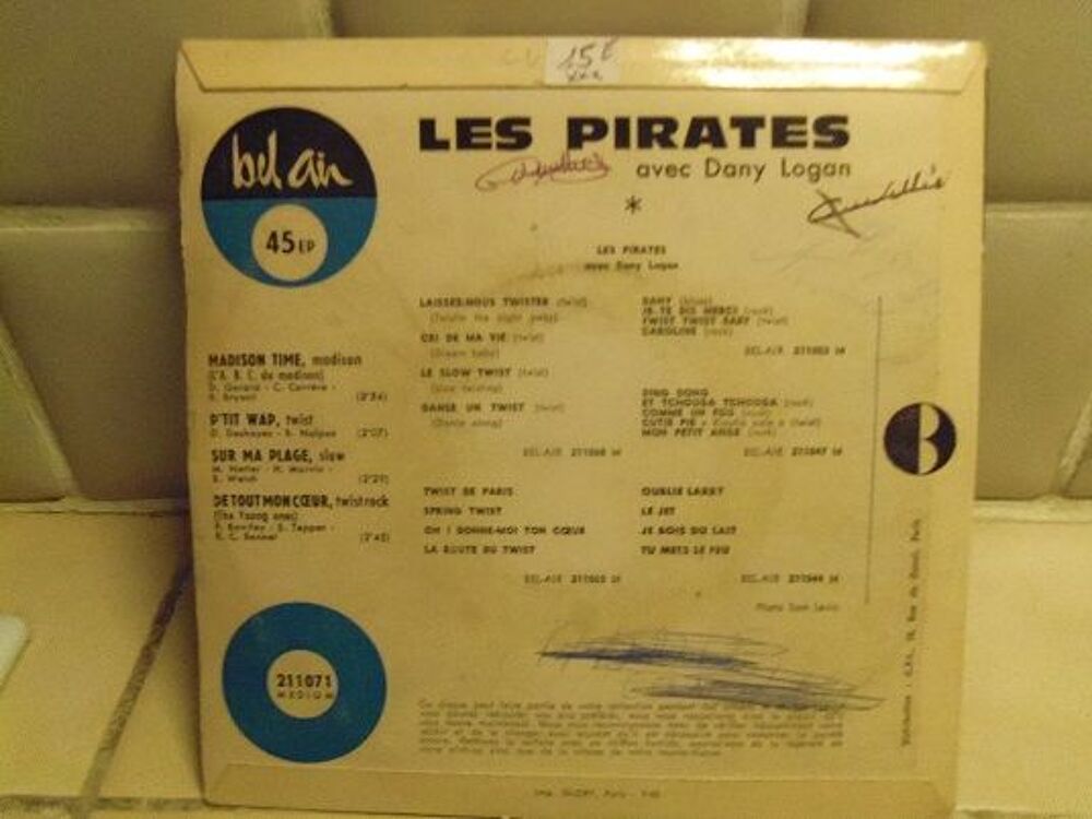 Disque les Pirates avec Dany Logan CD et vinyles