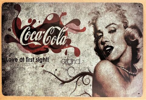30 X 20 Plaque Acier Dcoration 30 X 20 Marilyn Monroe 1 6 Sain-Bel (69)
