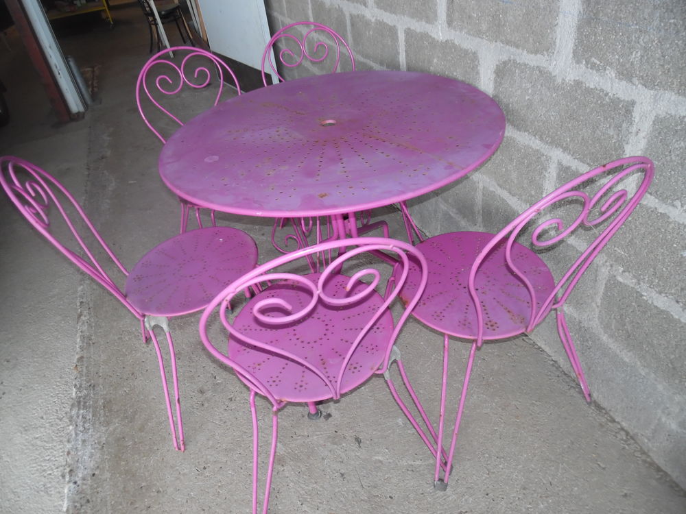 SALON DE JARDIN FER FORGE Jardin