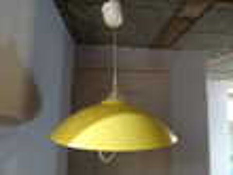 Lustre coupole contemporain en m&eacute;tal - ETAT NEUF Dcoration