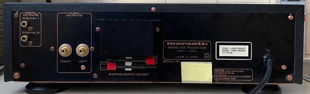 Lecteur.cd.Marantz.cd16. Audio et hifi