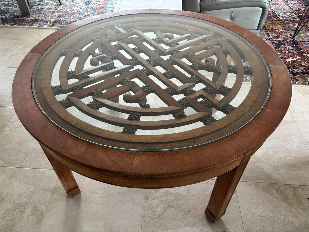 table dessus verre Meubles