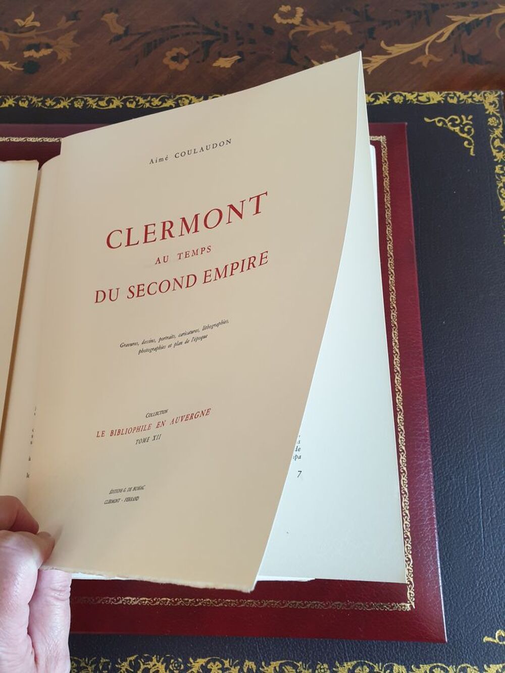 Aim&eacute; Coulaudon? ?Clermont temps du second empire n&deg; 37/100 Livres et BD