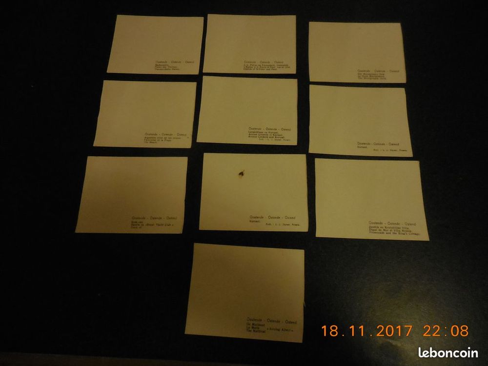 mini cartes postales vintage ostande Photos/Video/TV