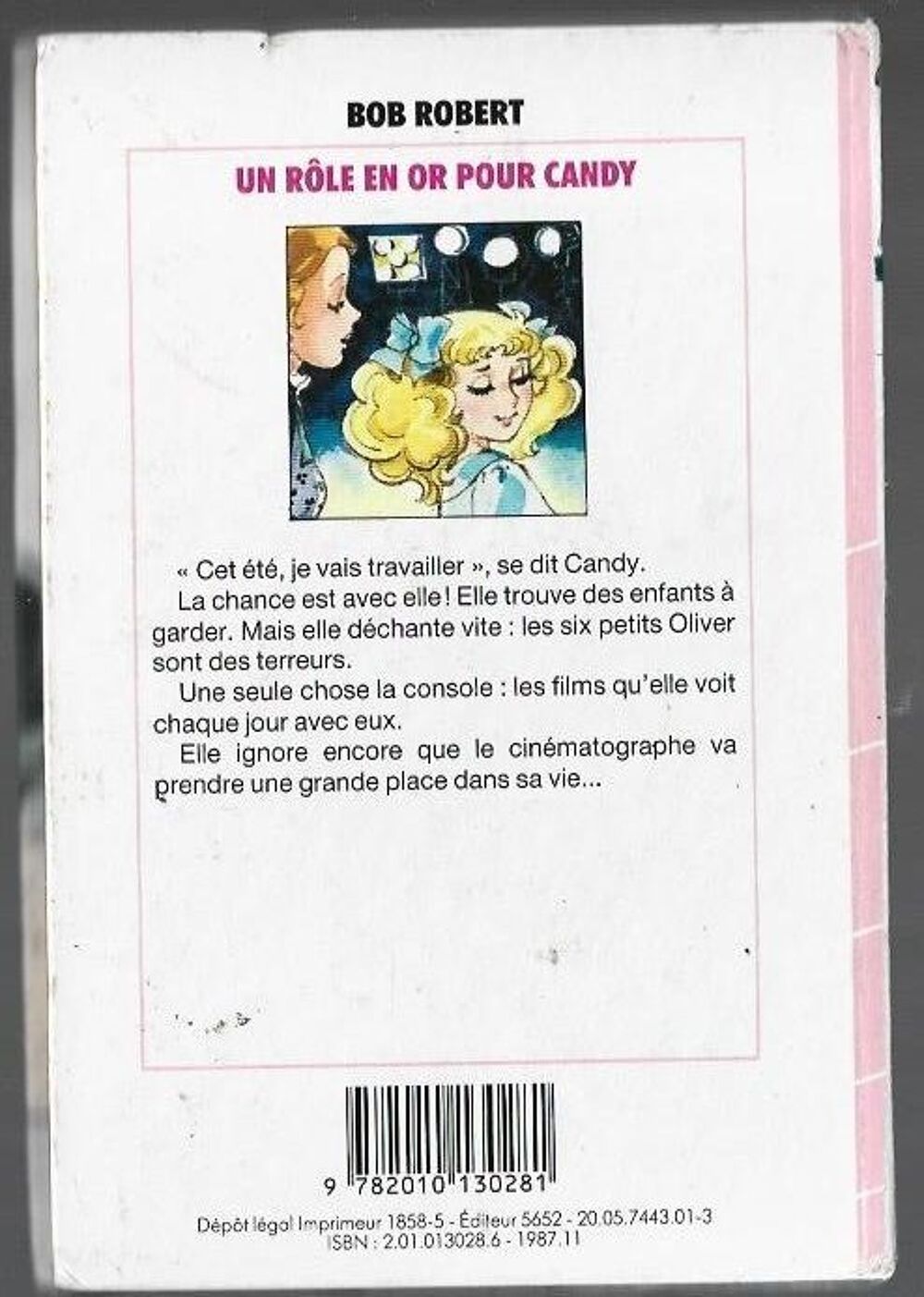 bibliotheque rose - Un role en or pour candy - 1987 Livres et BD