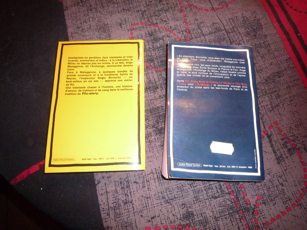 lot de 2 livres anciens de Roger Borniche Livres et BD