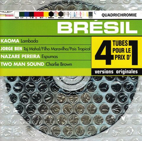 CD    Brésil    Quadrichromie  Compilation 7 Antony (92)