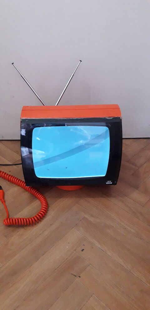 Tlviseur orange PRINCE pur vintage 65 Marseille 15 (13)