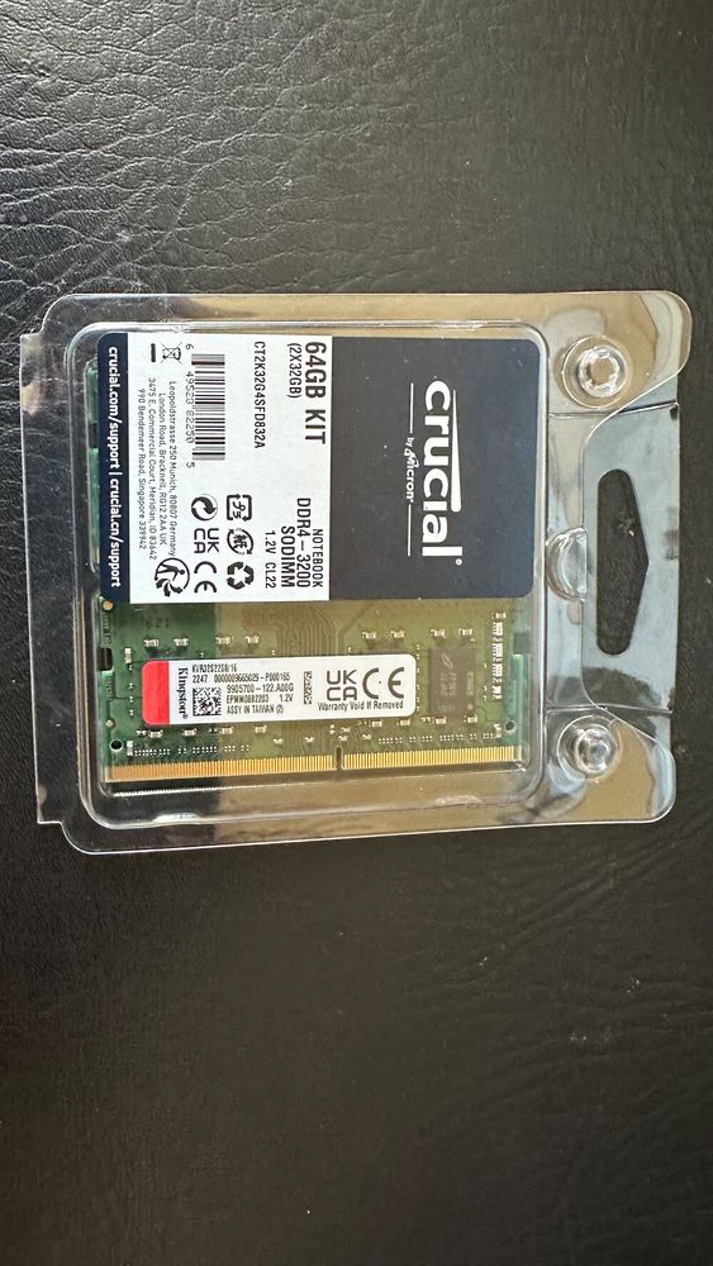 kit 32 GB ddr4 SODIMM Matériel informatique