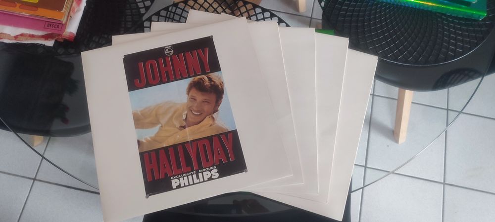 Coffret vinyles Johnny Hallyday de 1962 a 1964 CD et vinyles
