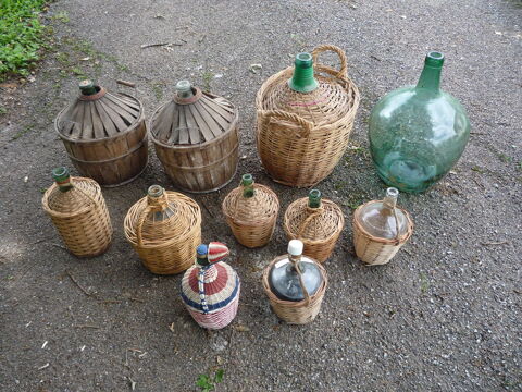  Diverse bonbonnes, bombonne verre, dame jeanne 5 Castres (81)