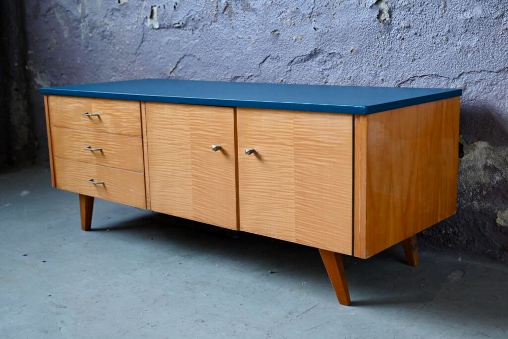Enfilade meuble t&eacute;l&eacute; hifi vintage scandinave Meubles