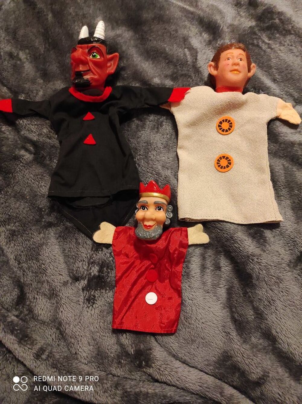 lot marionnettes vintage 