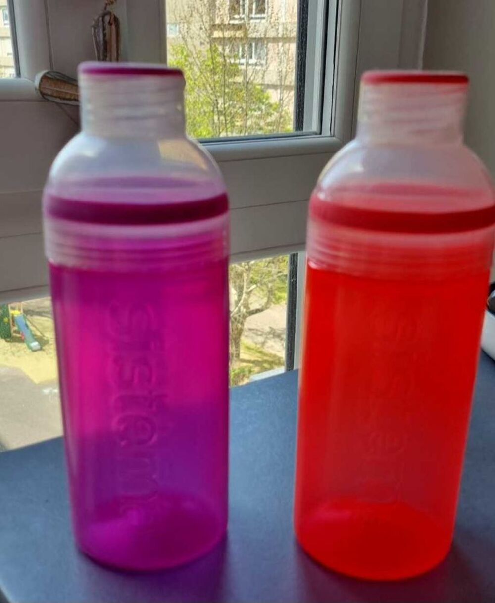 Lot de 2 bouteilles neuves Sistema 580 ml Sports