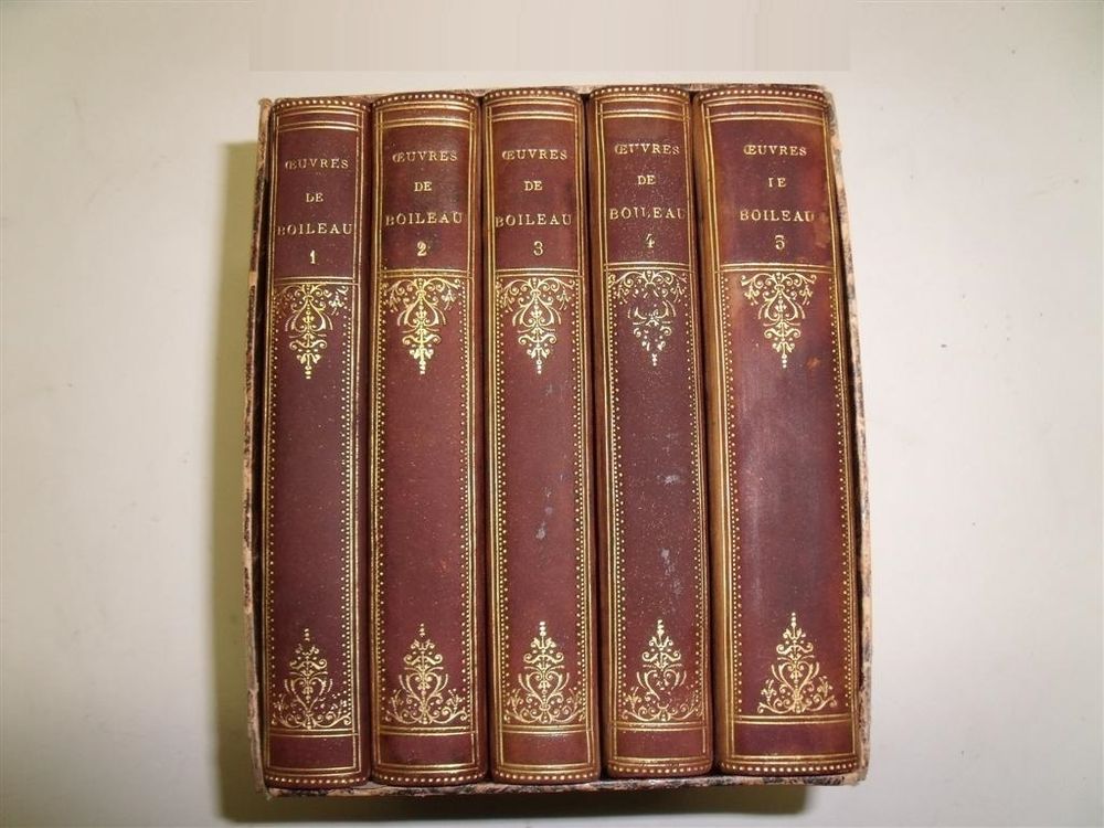 BOILEAU - 5 tommes de 1866 Livres et BD