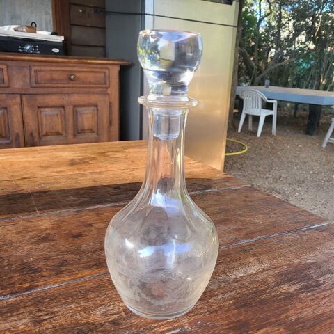 carafe en cristal ancienne 30 La Farl�de (83)