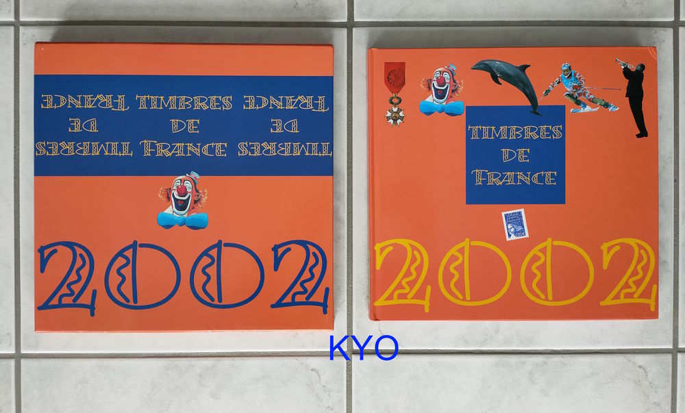 La Poste - Livre des Timbres de France de l'ann&eacute;e 2002 bo&icirc;te Livres et BD