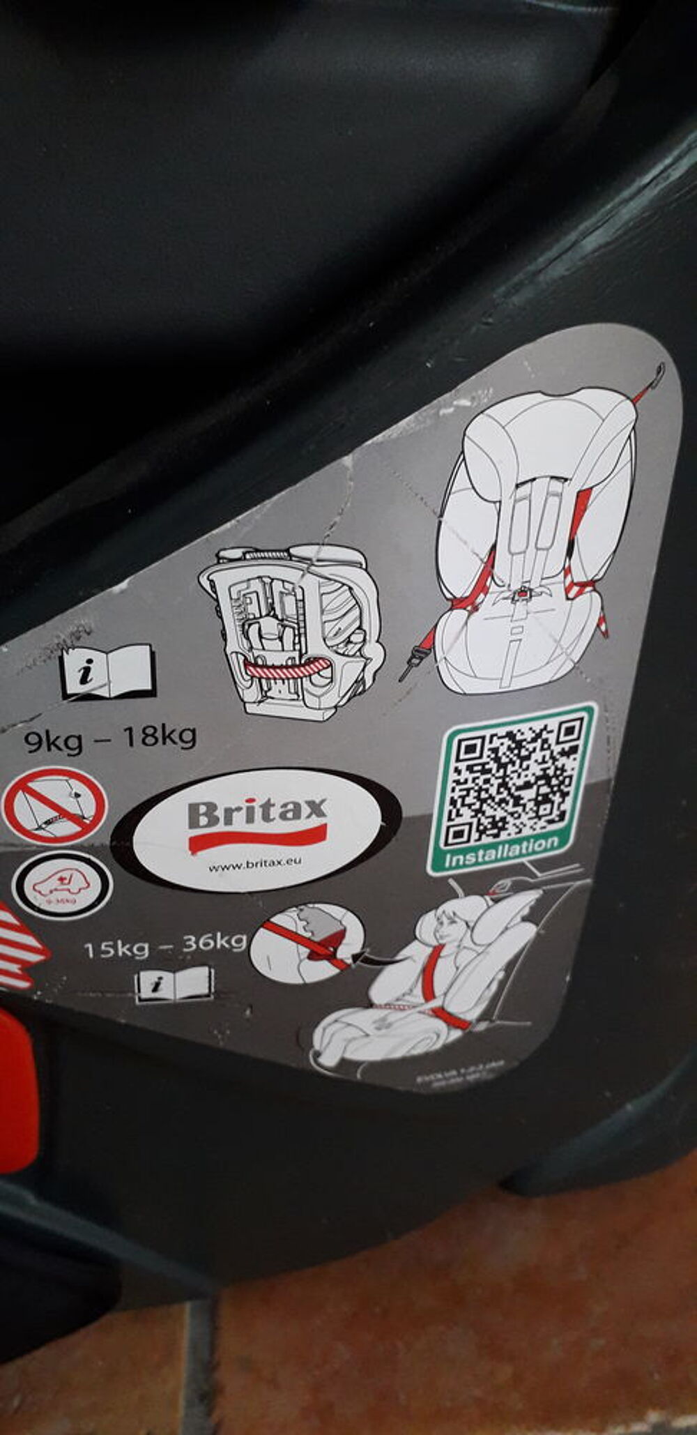 Si&egrave;ge auto BRITAX. Puériculture