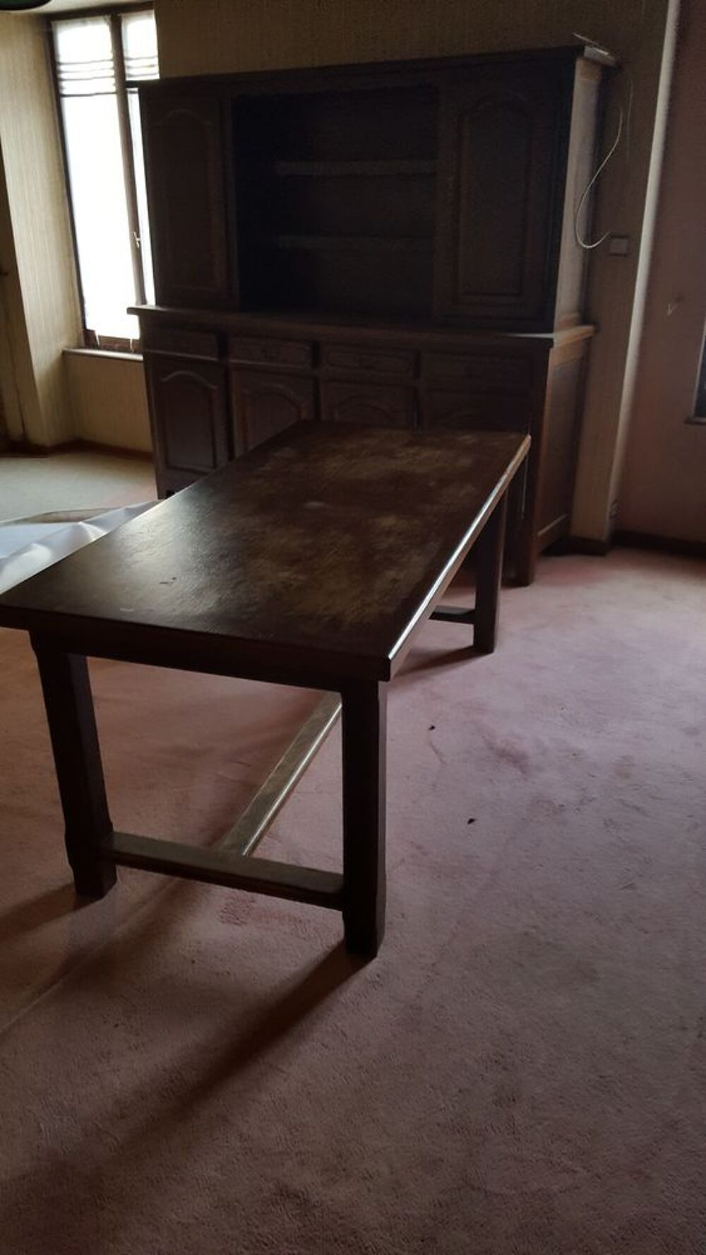 vaisselier+table chene Meubles