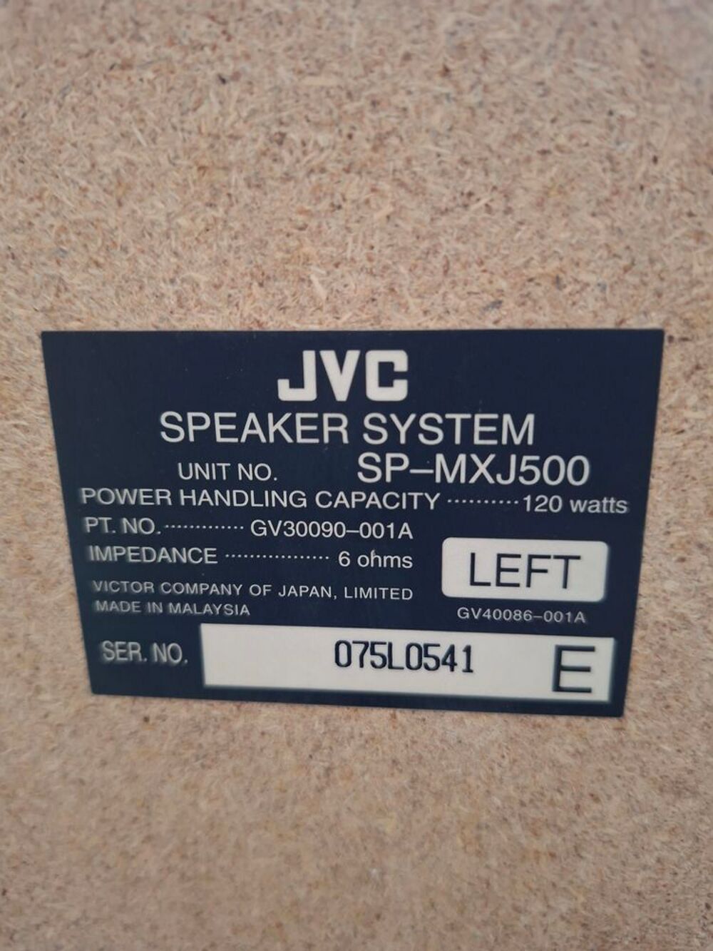 Cha&icirc;ne Hi-fi JVC MX-J500 Audio et hifi