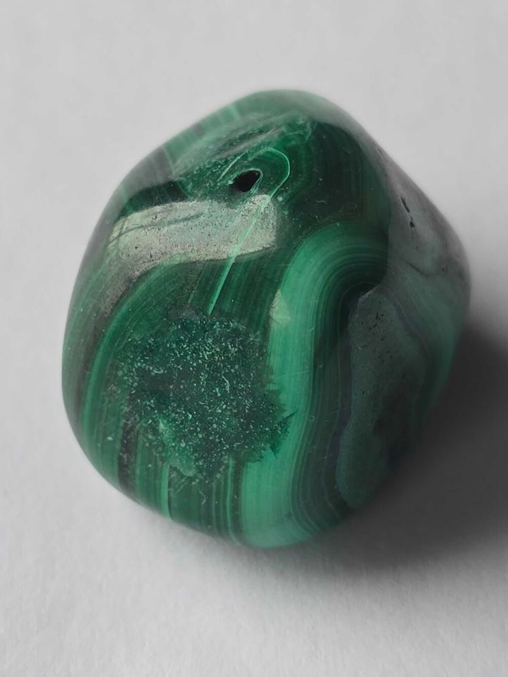 Pierre Roul&eacute;e Malachite du Katanga-Min&eacute;ral 12g 