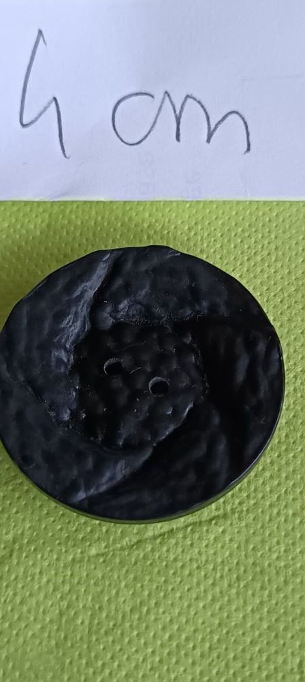 Exceptionnel Lot de 82 Boutons Vintage Noirs ? Multi-tailles Décoration