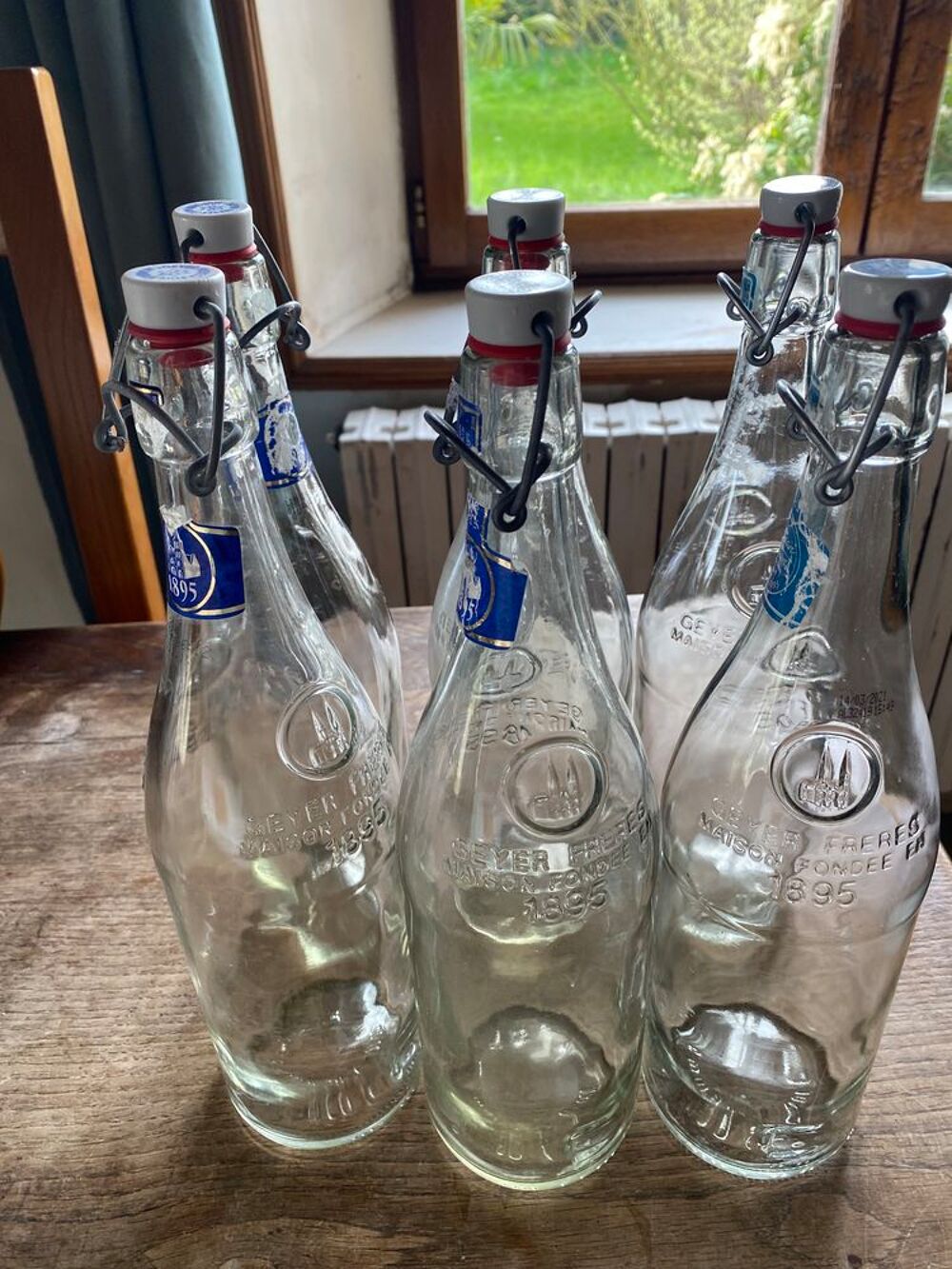 Ancienne bouteille Geyer Fr&egrave;res 1 L Cuisine