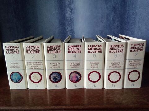 L'univers m�dical illustr� 7 classeurs encyclop�die 18 Toul (54)