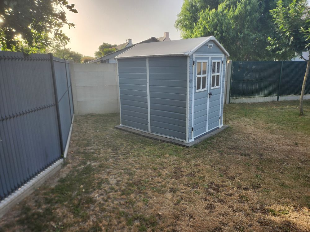 chalet de jardin 4,80m2 avec support dalle 50x50 Jardin