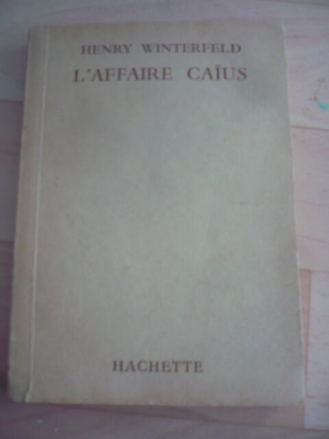 L'AFFAIRE CAÏUS  de Henry WINTERFELD (1955) 3 Pessac (33)