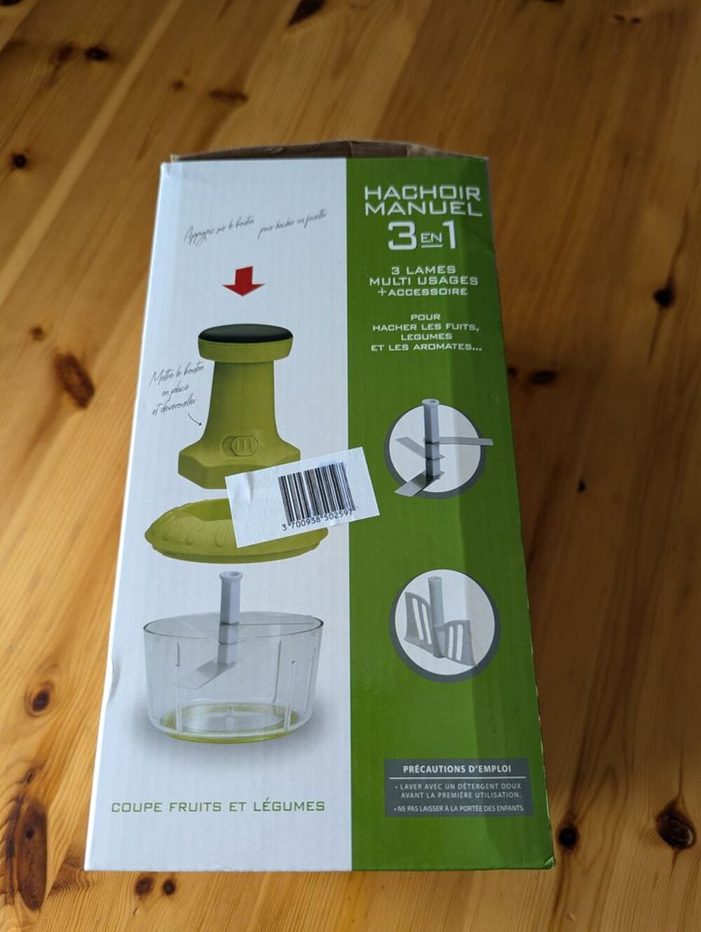 hachoir manuel 3 en 1 Cuisine