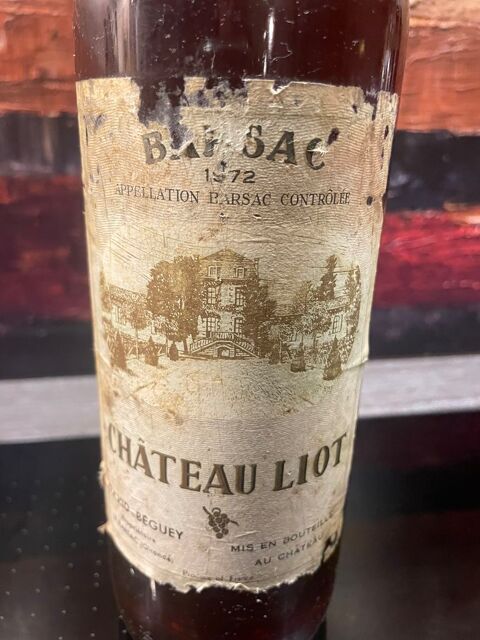 1 Bt Chateau Liot Barsac 1972 de David BEGUEY 35 Vigneux-sur-Seine (91)