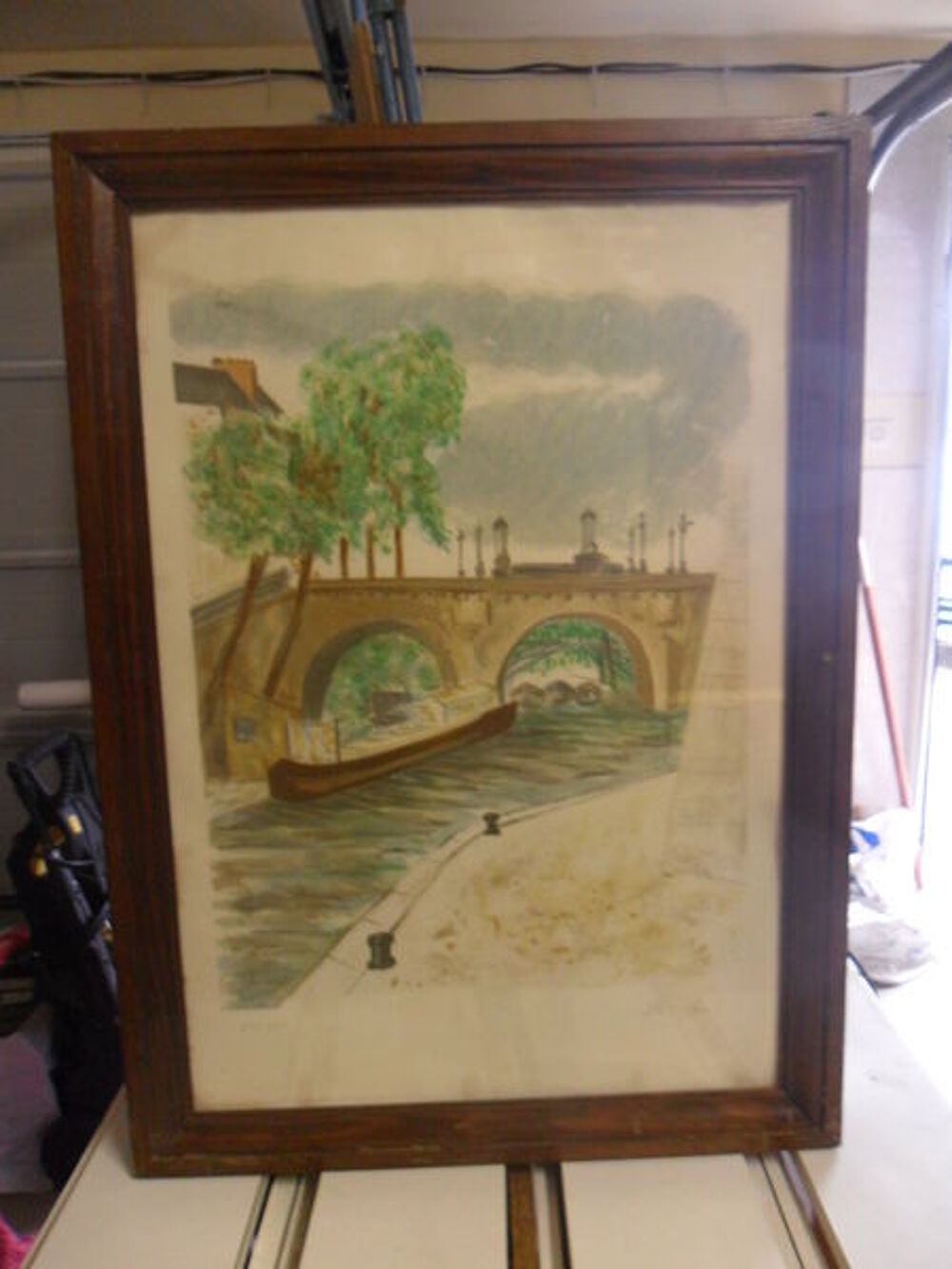 lithographie QUAI DES ORFEVRES 
