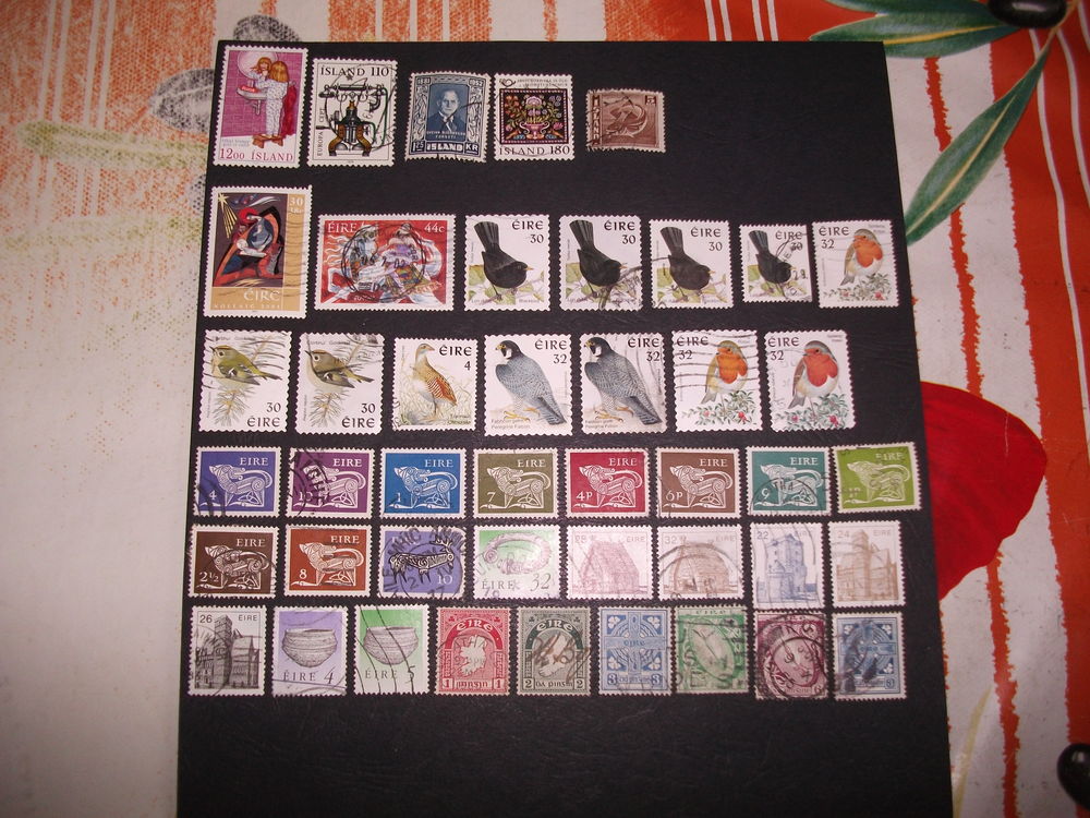 Lot de 88 timbres diff&eacute;rents Malte, Vatican
