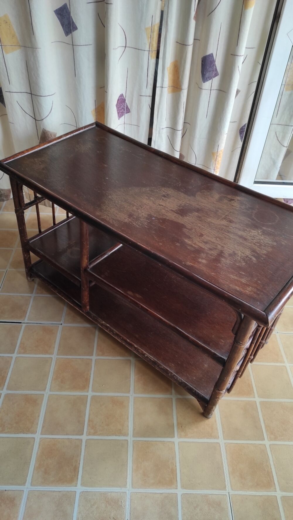 meuble en rotin tele Meubles