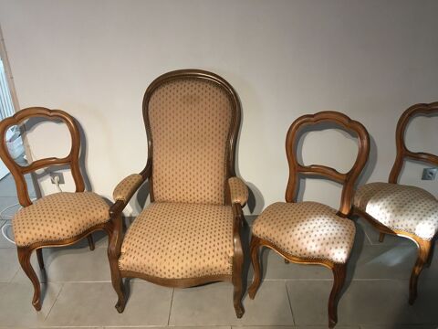 Fauteuil louis Philippe et chaises louis xv 150 Albertville (73)