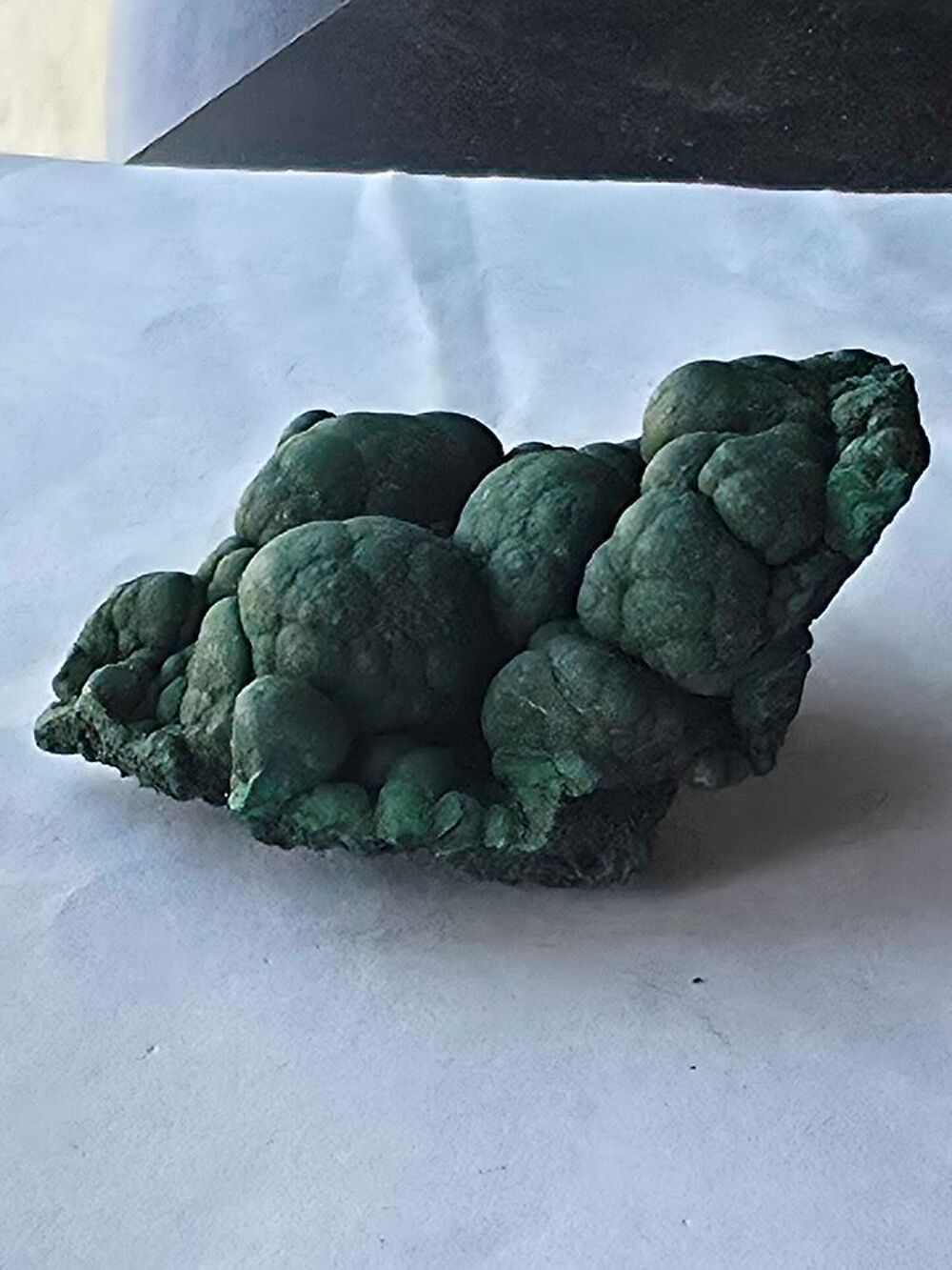 Magnifique Stalactite de Malachite brute du Katanga, RDC-Collection 