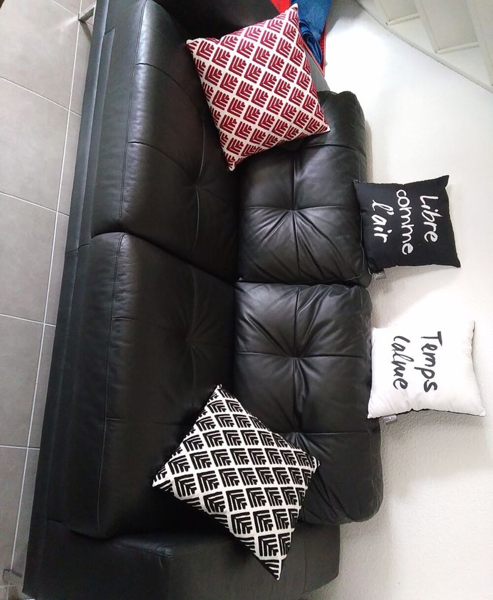 Canap&eacute; en cuir Meubles