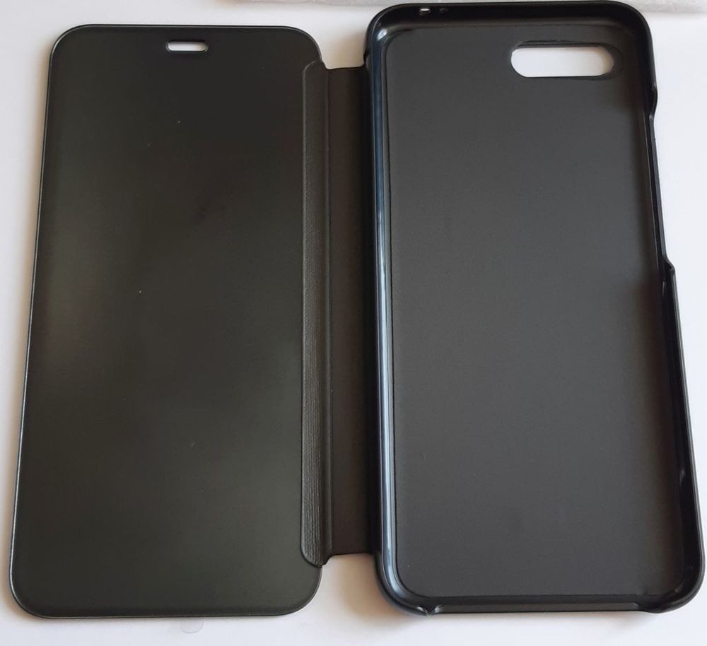 Etuit folio vitre noire et coque silicone pour HONOR 10 T�l�phones et tablettes