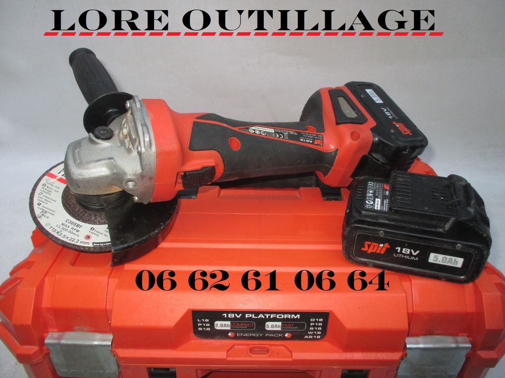 SPIT AG18 Meuleuse / Disqueuse Bricolage