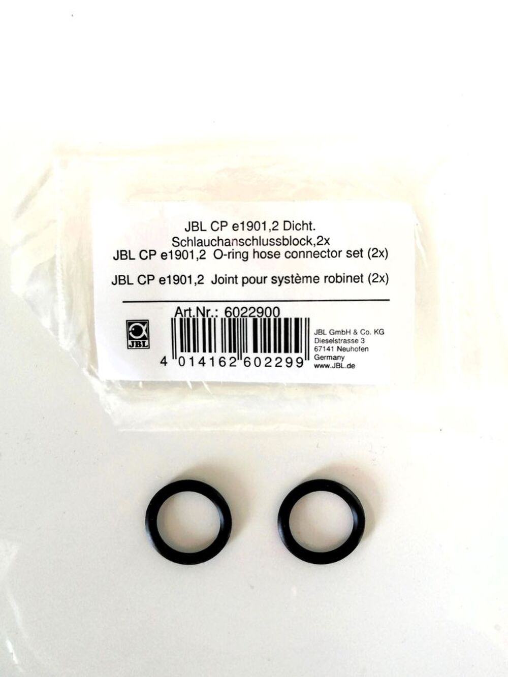   Joints toriques neufs pour filtre extérieur JBL 