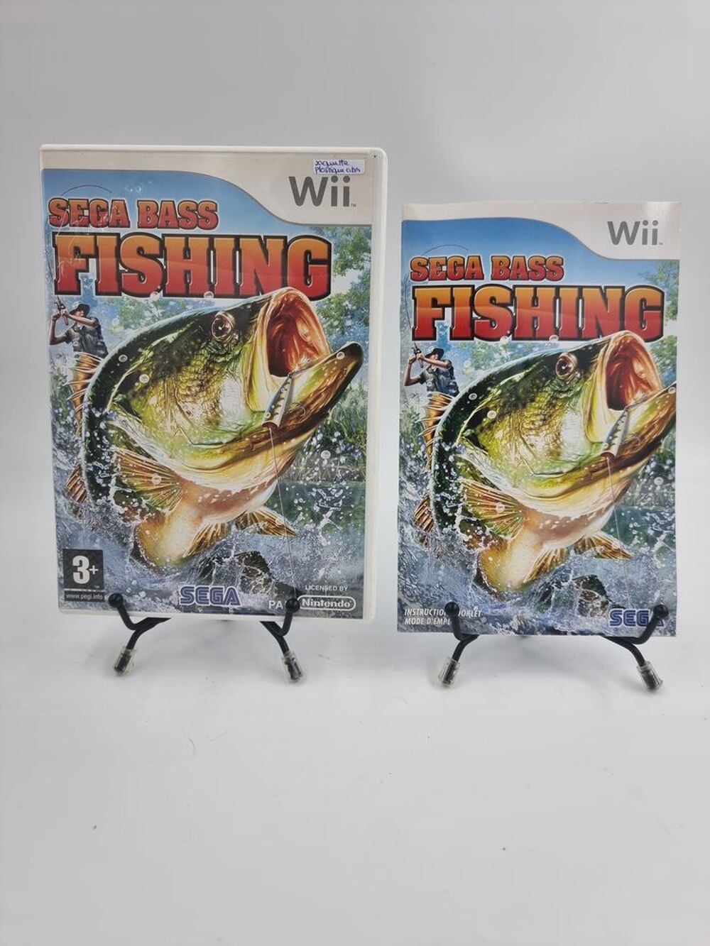 Jeu Nintendo Wii Sega Bass Fishing en boite, complet Consoles et jeux vidéos