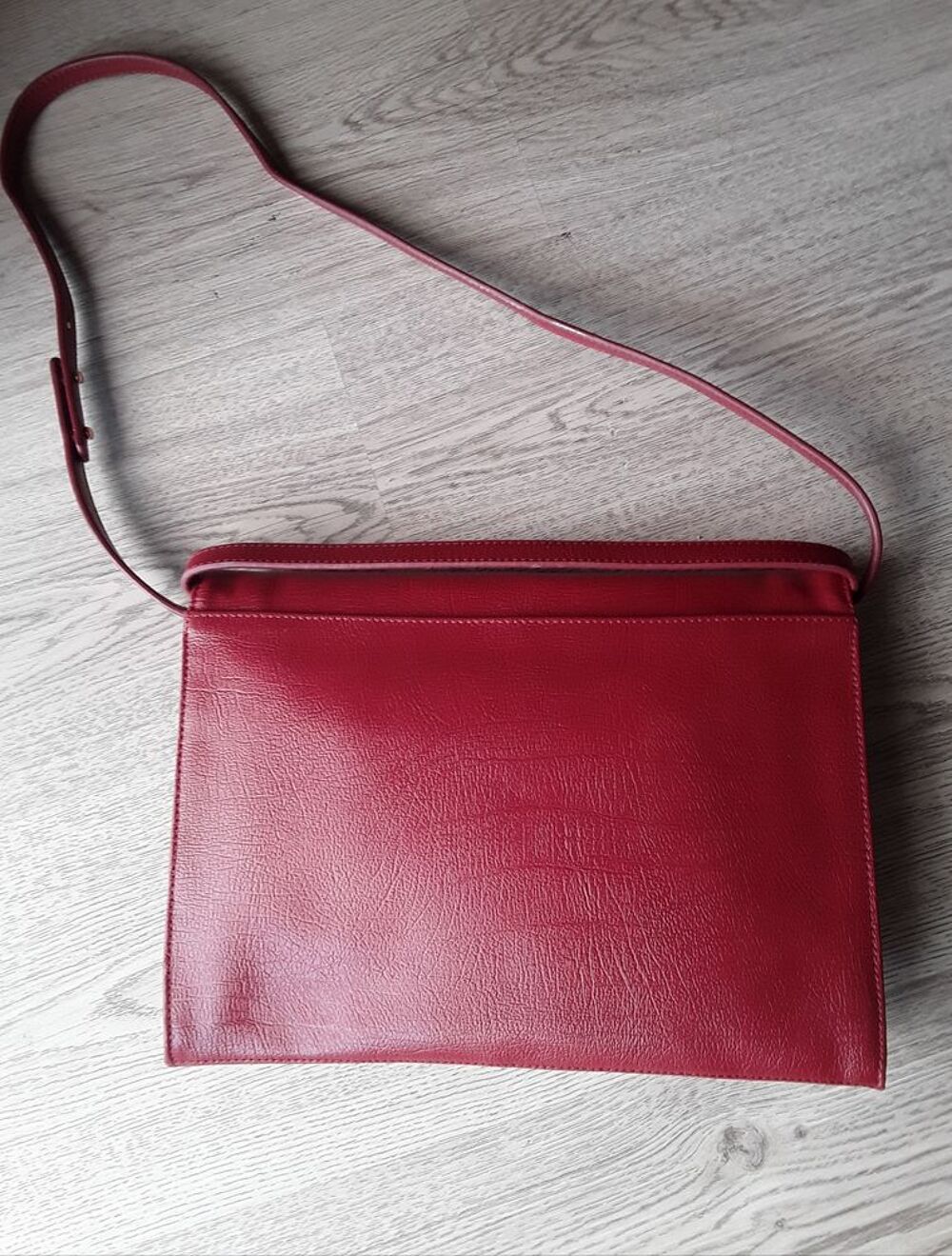 Sac cuir rouge, Cop Copine Maroquinerie