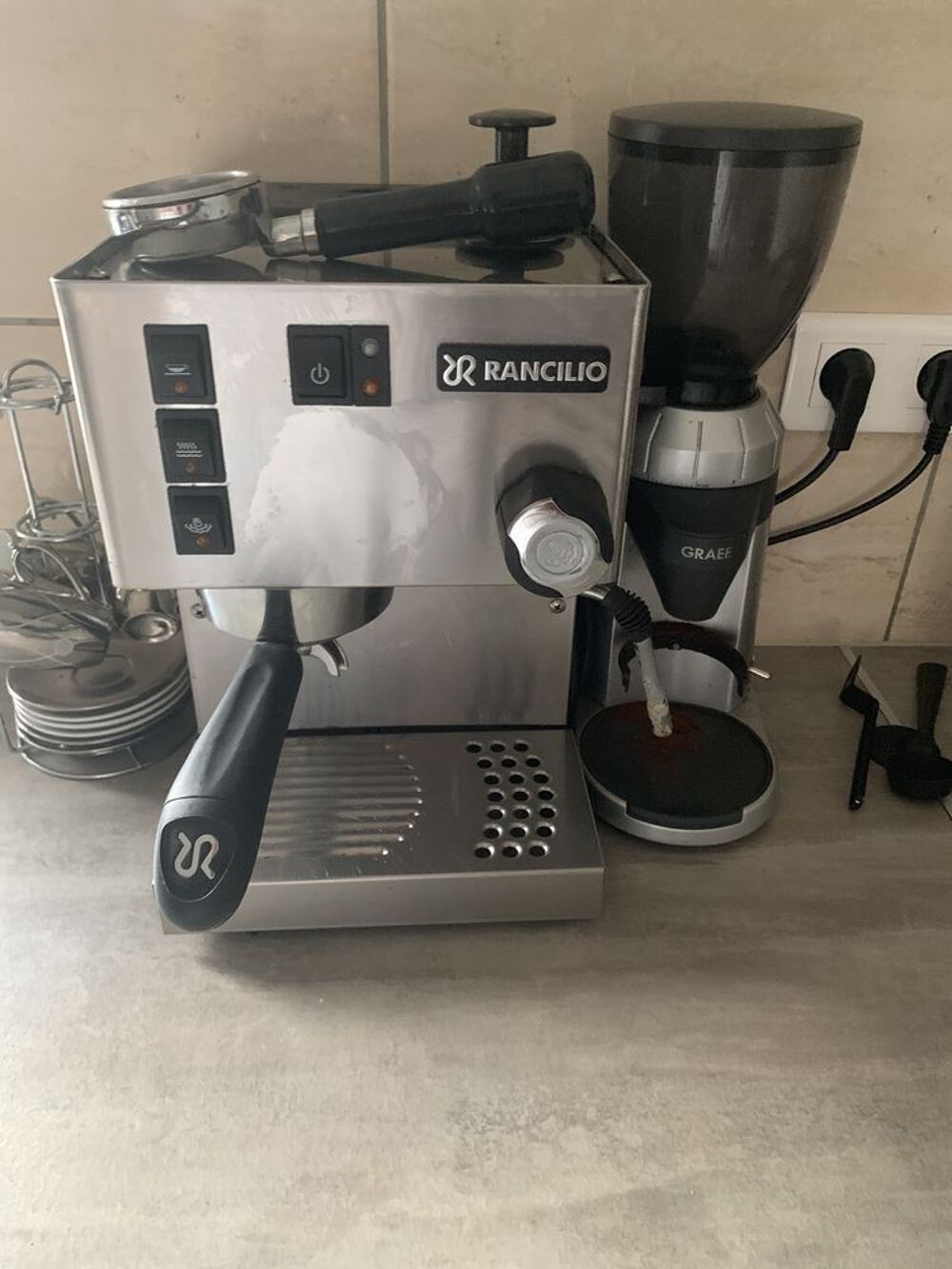 cafetiere espresso professionnelle Rancilio Silvia v5 Electroménager
