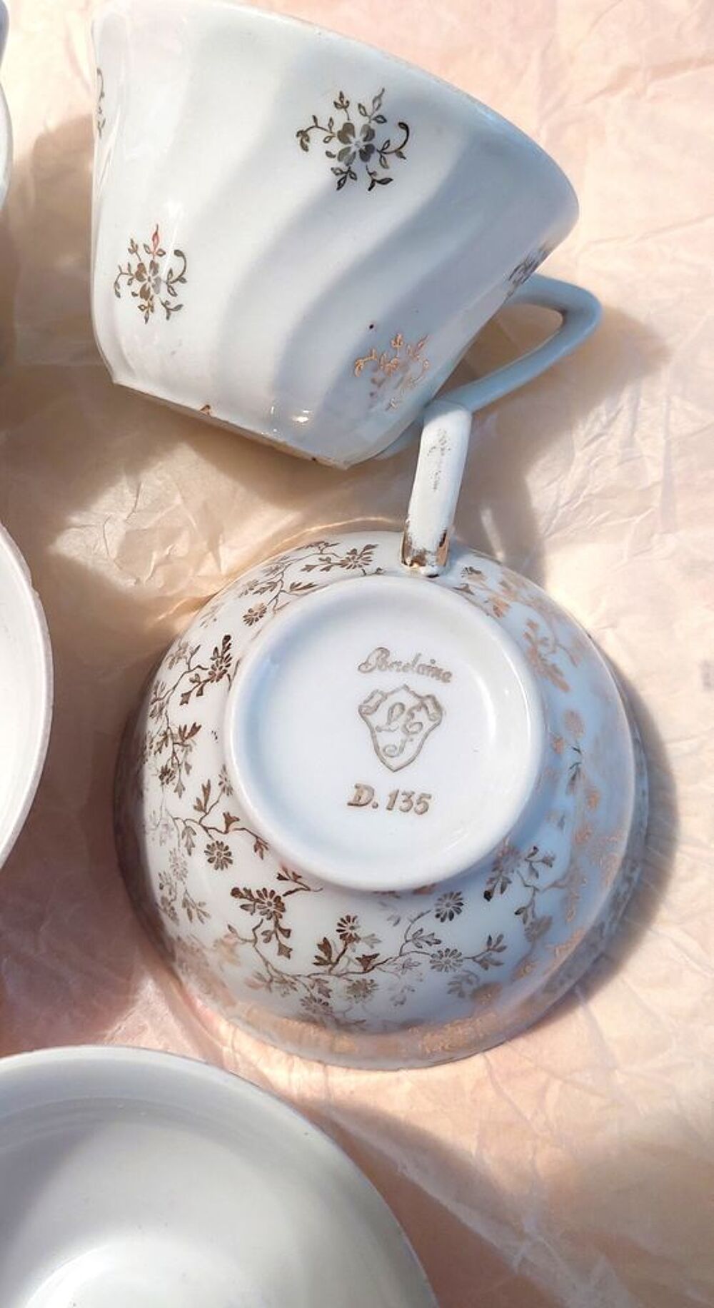 8 Tasses &agrave; caf&eacute; vintage Cuisine