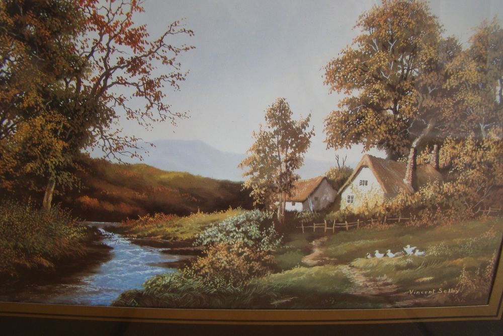 Tableau gravure " Paysage de campagne " Vincent Selby
Décoration