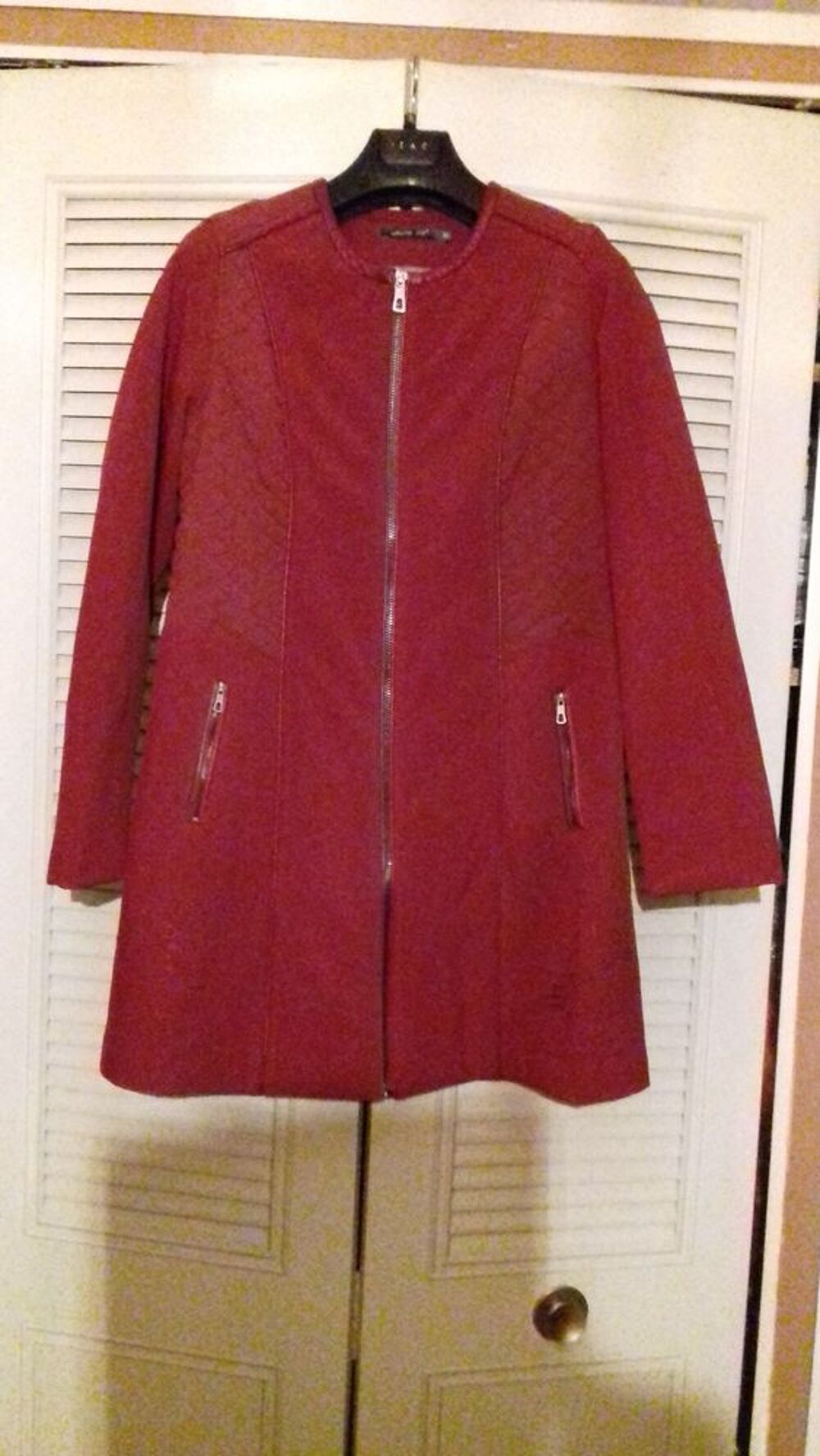 Manteau bordeaux Vtements