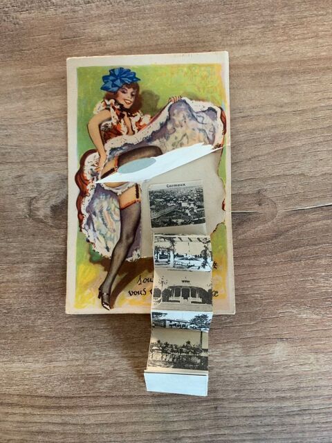 Carte postale humoristique vintage année 50     6 Saleilles (66)